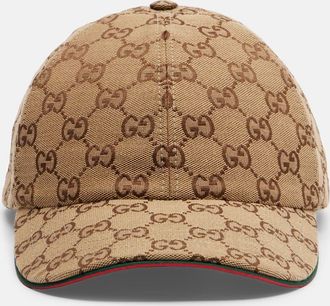 Gucci GG Supreme Canvas cotton-blend baseball cap