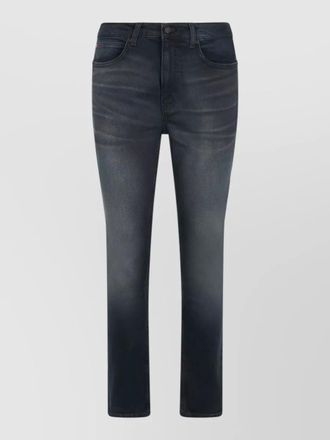HUGO BOSS slim fit cotton denim straight leg jeans