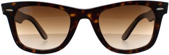 Ray-Ban Ray-ban rechthoek unisex Havana bruine gradi&euml;nt zonnebril