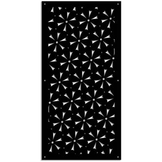 Daisy Knights Pannello in pvc traforato - Parasole - Misura: 73x148 cm - Colore: nero