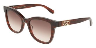 Ferragamo SF2108S 656 Womens Sunglasses Red Size 54