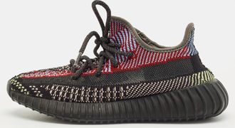 Yeezy by Kanye West Yeezy Multicolor Knit Fabric Boost 350 V2 Lace Up Sneakers