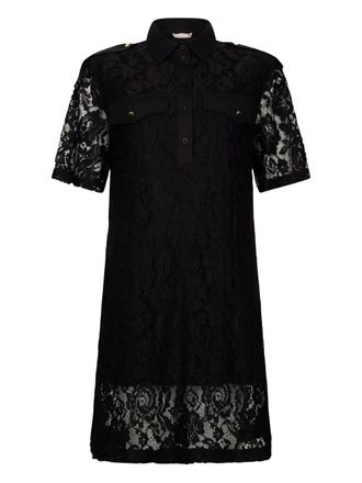 Liu Jo lace polo dress - Black