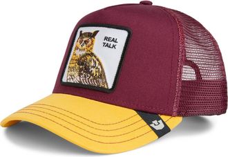 Goorin Brothers Real Talk Owl Patch Snapback Trucker Hat in Desire /Beam at Nordstrom