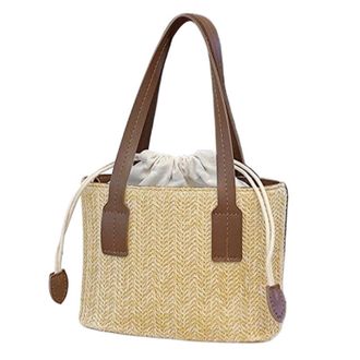 Generic Straw Purse - Travel Beach Pouch, Stylish Vintage Shoulder Bag, Women Summer Handbag, Vacation Picnic Party Accessory, Daily Commute Work Hiking Date 