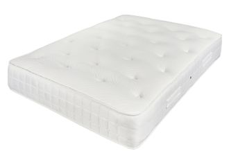 Comfort Beds Cambridge Sprung Memory Mattress in White | Size: Single
