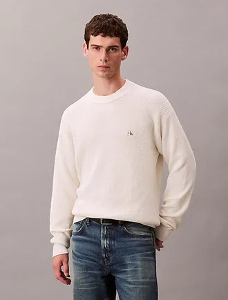 Calvin Klein Cotton Waffle Knit Jumper