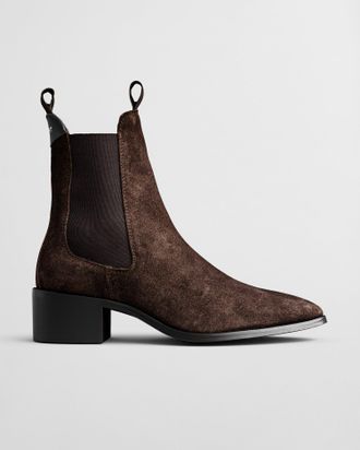 GANT Women St Broomly Suede Chelsea Boots (37) DEEP BROWN