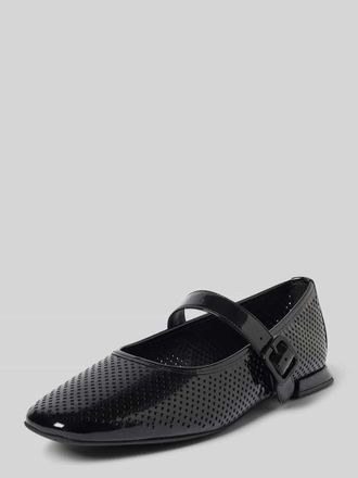 H&ouml;gl Ballerinas mit Lochmuster in Black, Gr&ouml;&szlig;e 38