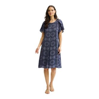 In Front Maxi Jurk - Dames - Korte kleedjes - Blauw - L - Kleedjes