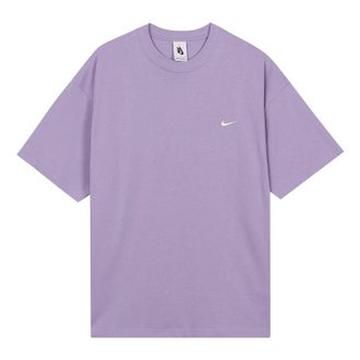 Nike Lab Solo Swoosh Basic Sports Short Sleeve Purple DA0321-563