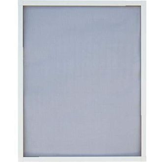 Schellenberg 70080 Scorrevole Telescope Max. 140 x 150 cm, zanzariere per finestre Senza forare e segare, Dimensioni individuali estraendo, Bianco