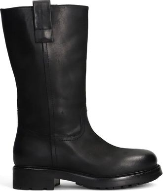 Strategia Boots Leather Black Boston
