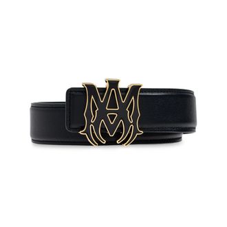 Amiri MA Core Logo-plaque Leather Belt