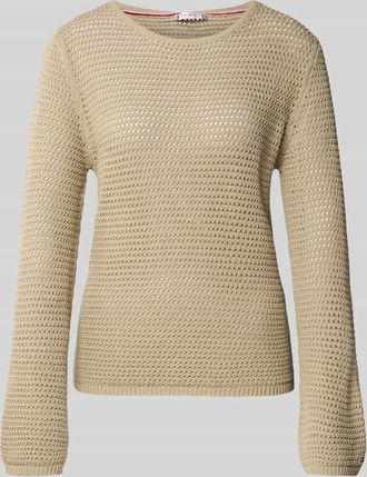 Tommy Hilfiger Regular Fit Pullover aus Baumwoll-Mix in Sand, Gr&ouml;&szlig;e XL