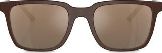 Oliver Peoples Roger Federer 52mm Rectangular Sunglasses in Beige at Nordstrom