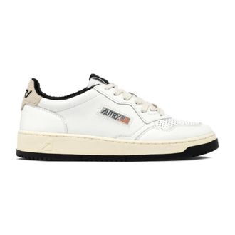 Autry Sneakers, female, White, Size: 10 US Medalist Low Sponge Leather Sneakers