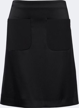 Courr&egrave;ges Courr&egrave;ges Satin pencil skirt