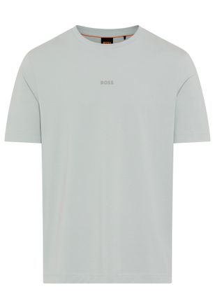 Boss Orange by Hugo Boss T-Shirt BOSS ORANGE TChup, Herren, Gr. 4XL, silber043, Single Jersey, Obermaterial: 96% Baumwolle, 4% Elasthan, unifarben, relaxed fit h&uuml;ftlang, Rundh