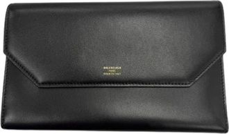 Balenciaga Pre-owned Long wallet (tri-fold) - Dames - Vintage Clutch - Zwart - ONE Size - Vintage