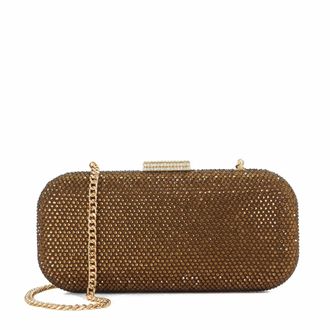 Dune London Womens Accessories Beausale - Bag Matches - Bronze Fabric - One Size