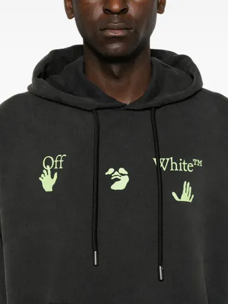 Off-white Bacco Arrow Skate Hoodie - Black