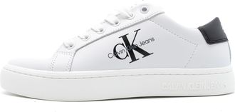 Calvin Klein Jeans Ck Jeans Klassieke Cupsole Kanten Sneakers