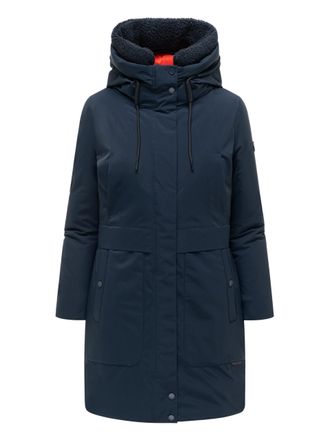 Marikoo dames winterparka Pakaami met teddygevoerde capuchon