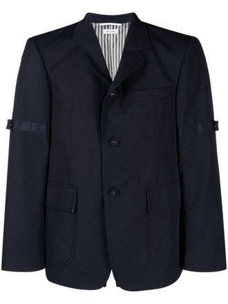 Thom Browne single-breasted blazer - Blue