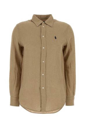 Polo Ralph Lauren Beige Linen Shirt