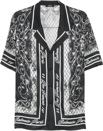 Balmain Hombre, Camisas, Negro, Talla: L