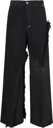 Rick Owens Jeans - Dames - Loose Fit Jeans - Zwart - W33 - Jeans