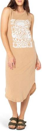 Roxy Made of Sunshine Tank Midi Dress in Praline Made Of Sunshine at Nordstrom Rack, Size X-Small