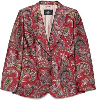 Etro Paisley-pattern Single-breasted Blazer