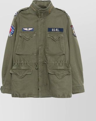 Ralph Lauren logo jacket drawstring waist