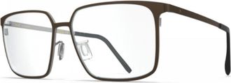 Blackfin Bf1083 Cobalt Rectangular Beta-Titanium Eyeglasses with Adjustable Nose Pads