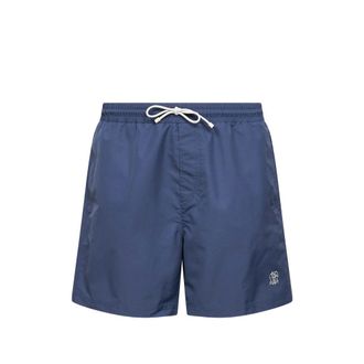 Brunello Cucinelli Logo Swim Shorts