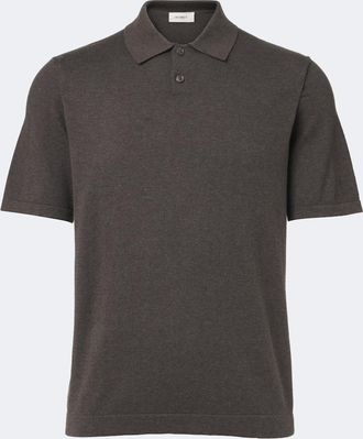Lisa Yang Keir cotton and cashmere polo shirt