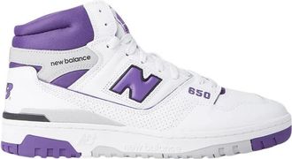New Balance High Top Leren Sneakers - Heren - Sneakers - Paars - 44 EU - Leer - Schoenen