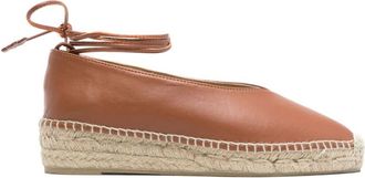 Castaner Brown Leather Espadrilles