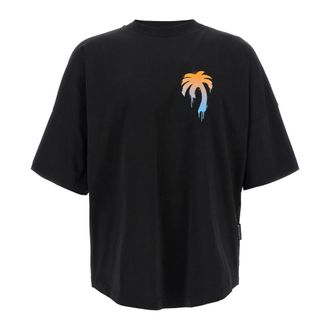 Palm Angels T-Shirts, male, Black, Size: L I Love PA T-Shirt
