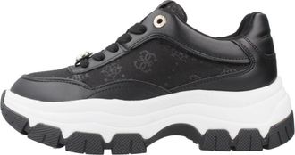 Guess Berrett 2 Sneaker - Dames - Sneakers - Zwart - 38 EU - Schoenen