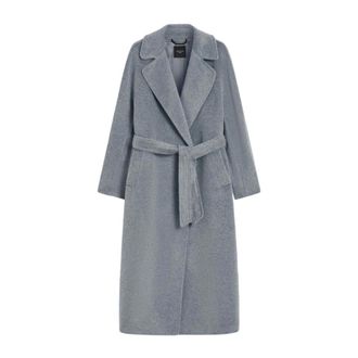 Max Mara Dames, Mantels, Grijs, Maat: L Wol