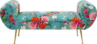 Kare Design Banco trono flower fever azul 140 cm