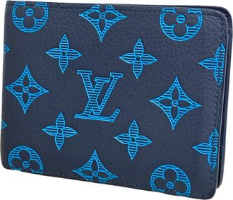 Louis Vuitton Blue Bill Wallet (Bi-Fold) (Pre-Owned)