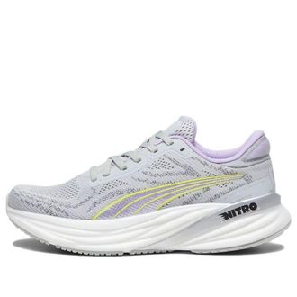 Puma (WMNS) PUMA Magnify Nitro 2 Ash Grey Vivid Violet 377540-05
