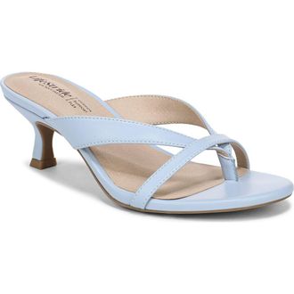 Life Stride Navine Kitten Heel Flip Flop in Ice Blue at Nordstrom, Size 8.5