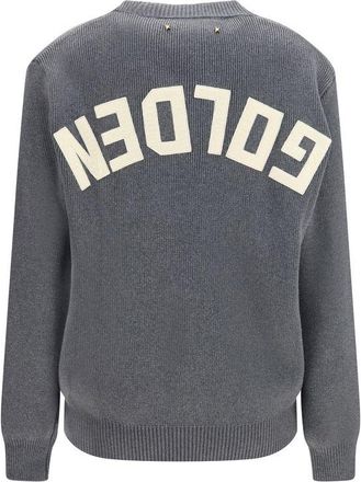 Golden Goose Cotton Crewneck Sweater - Gray