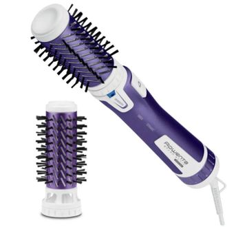 Rowenta Cf9530 Utensilio De Peinado Cepillo De Aire Caliente Vapor P&uacute;rpura, Blanco 1000 W 1,8 M