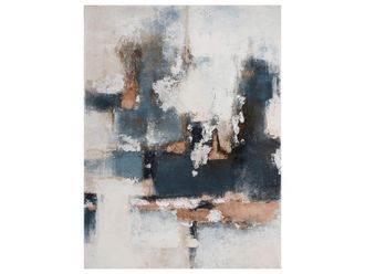 Schubiger M&ouml;bel Bild Abstrakte Gedanken in Blau 1